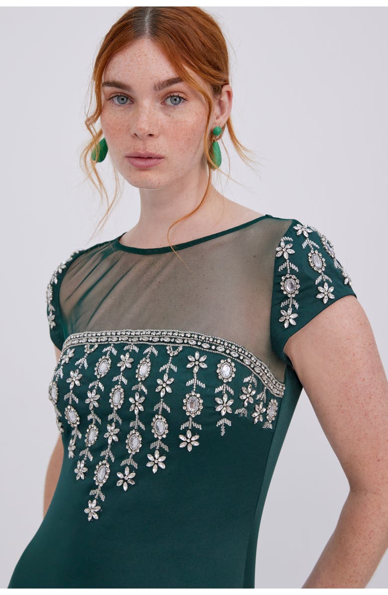 RAISHMA Glynis Gown, Main, color, Green