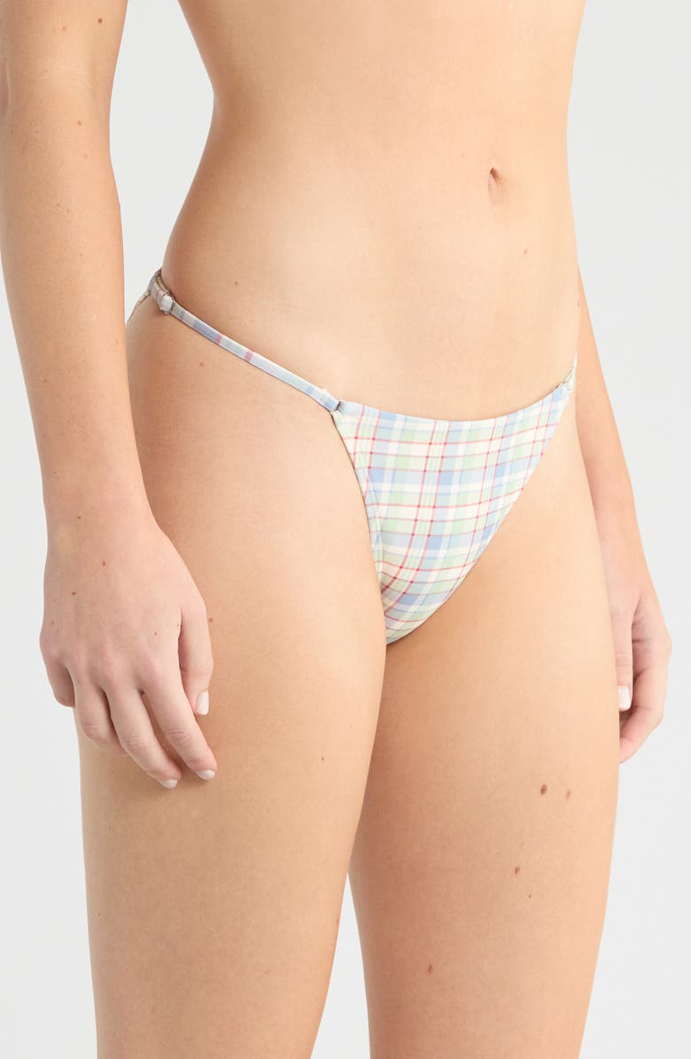 PacSun Delphinum Bikini Bottoms, Alternate, color, Emily Plaid