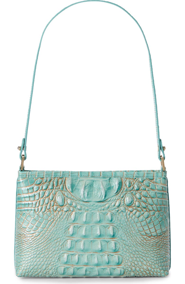 Brahmin Lorelei Croc Embossed Leather Shoulder Bag, Alternate, color,