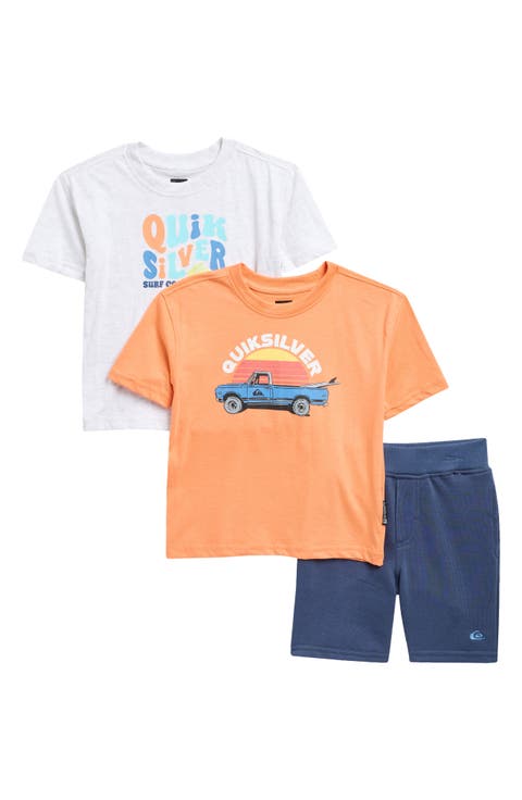 Kids' 3-Pack Assorted T-Shirts & Shorts Set (Little Kid)