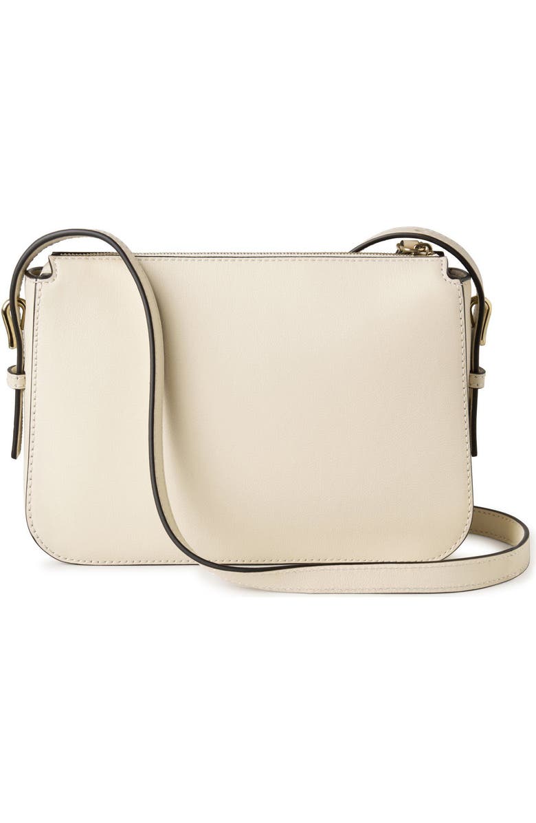 Mulberry Clovelly Leather Crossbody Bag, Alternate, color, Eggshell