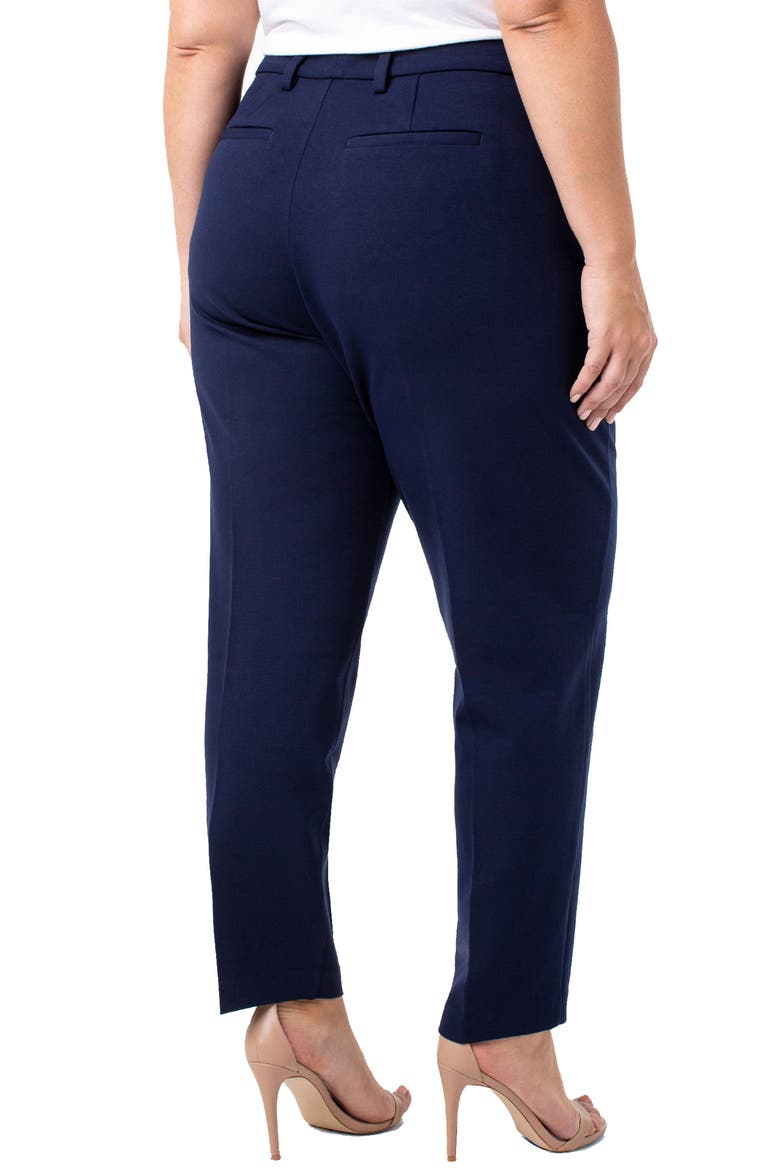 Liverpool Kelsey Ponte Knit Trousers, Alternate, color, CADET BLUE