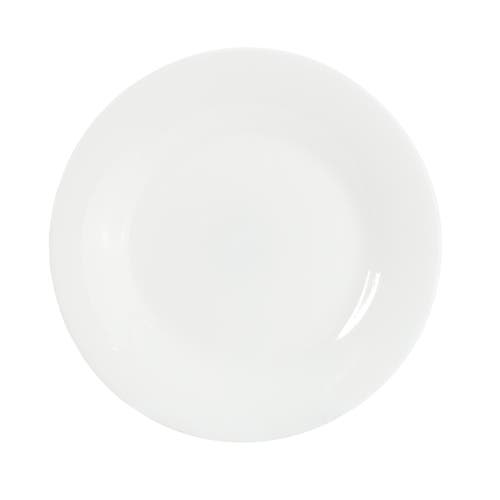 Gibson Ultra Ultra White Shadow 12 Piece Opal Glass Dinnerware Set In White