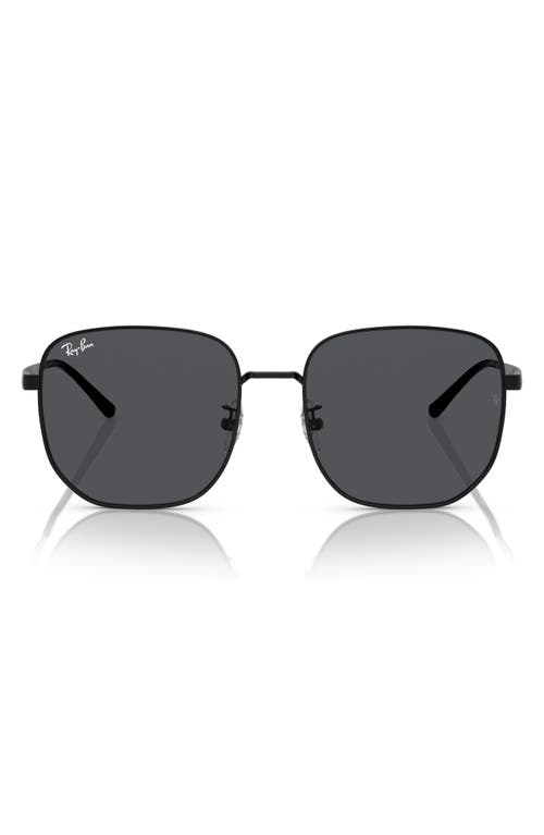 Ray Ban Ray-ban 57mm Irregular Sunglasses In Gray