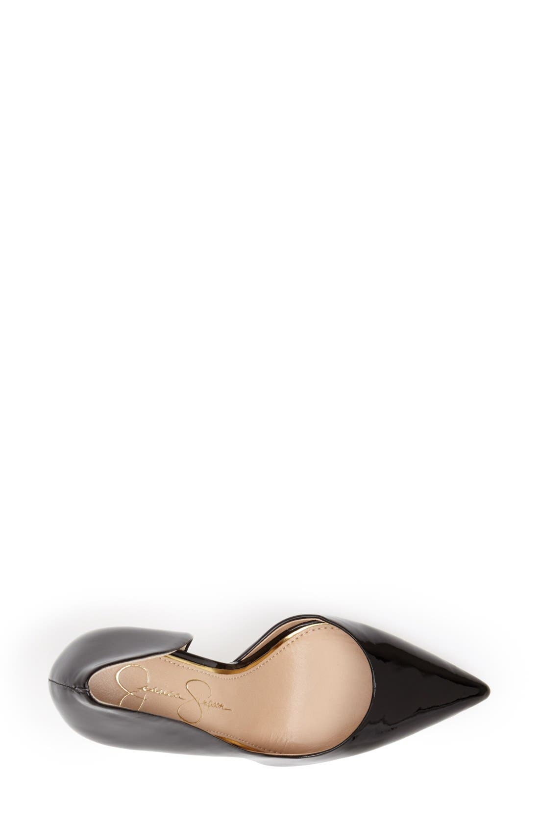 Jessica Simpson 'Claudette' Half d'Orsay Pump, Alternate, color, 