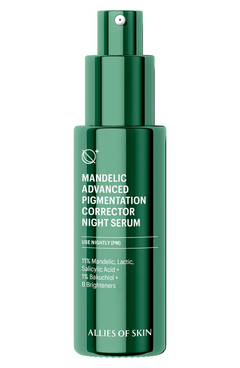 ALLIES OF SKIN Mandelic & Peptides Advanced Pigmentation Corrector Night Serum, Main, color,