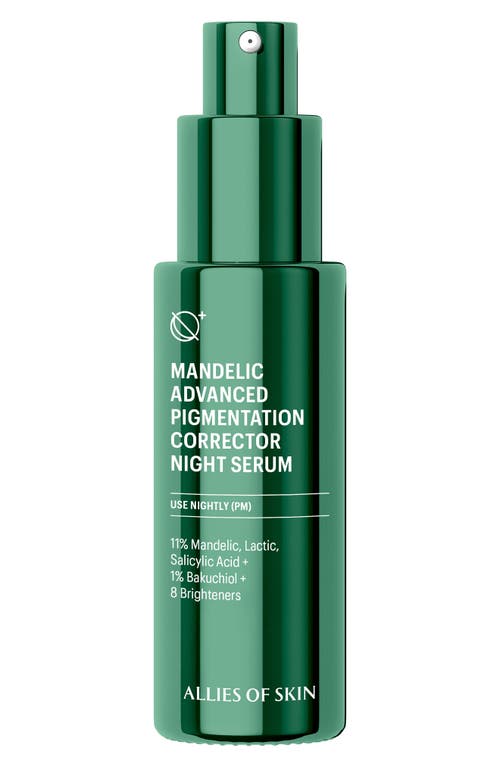 Allies Of Skin Mandelic & Peptides Advanced Pigmentation Corrector Night Serum In Transparent