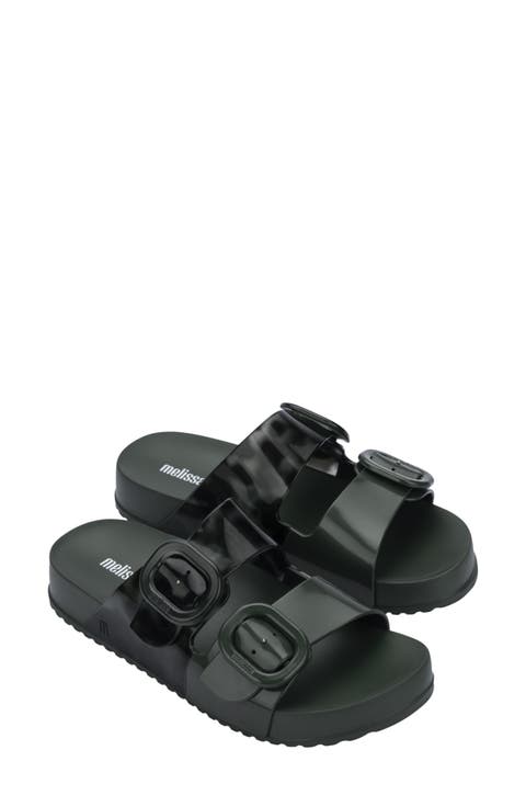Cozy Buckle Slide Sandal