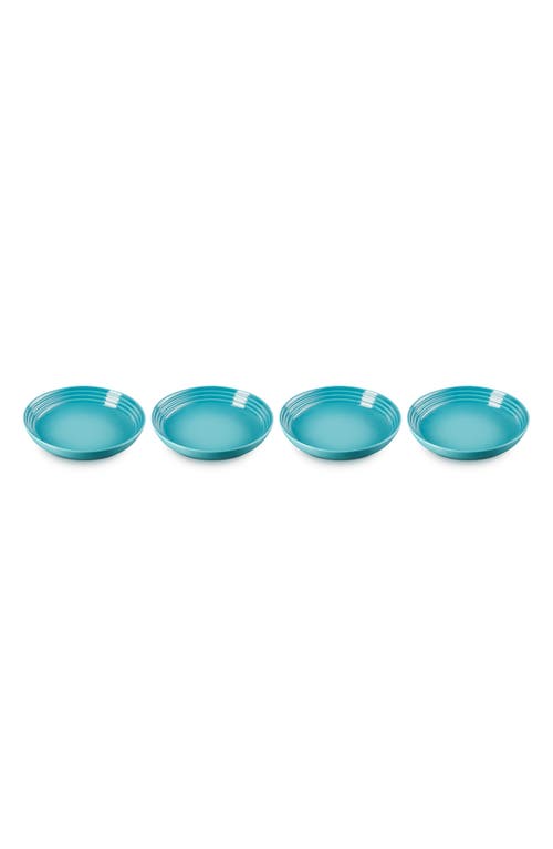 Le Creuset Vancouver Set Of 4 Pasta Bowls In Caribbean