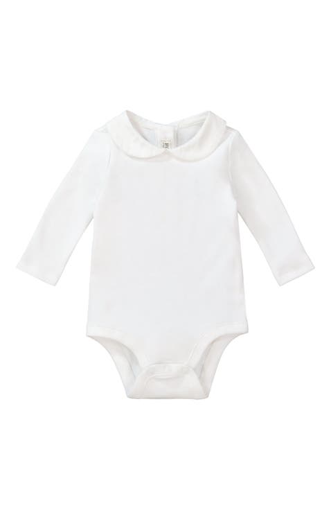 Baby Peter Pan Collar Bodysuit, Unisex