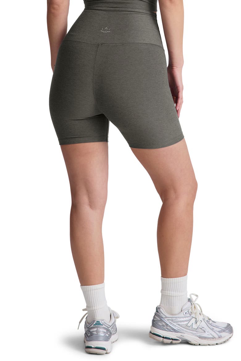 Keep Pace Space Dye Bike Shorts, Alternate, color, TRUE GRAY HEATHER