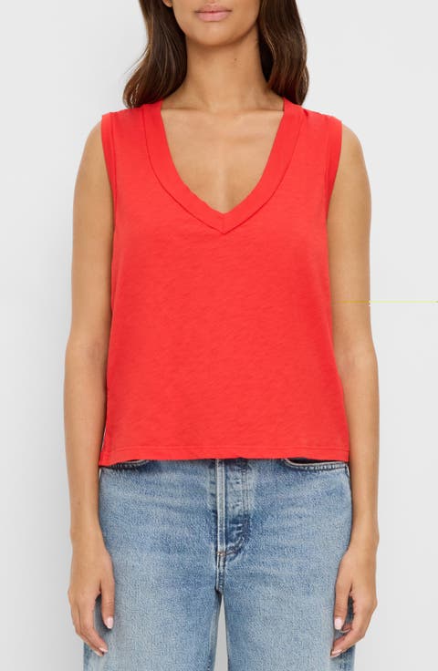 Ira V-Neck Cotton Top