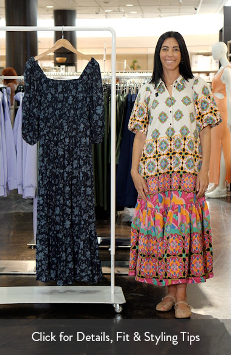Mckenzie Floral Long Sleeve Maxi Dress, sales video thumbnail