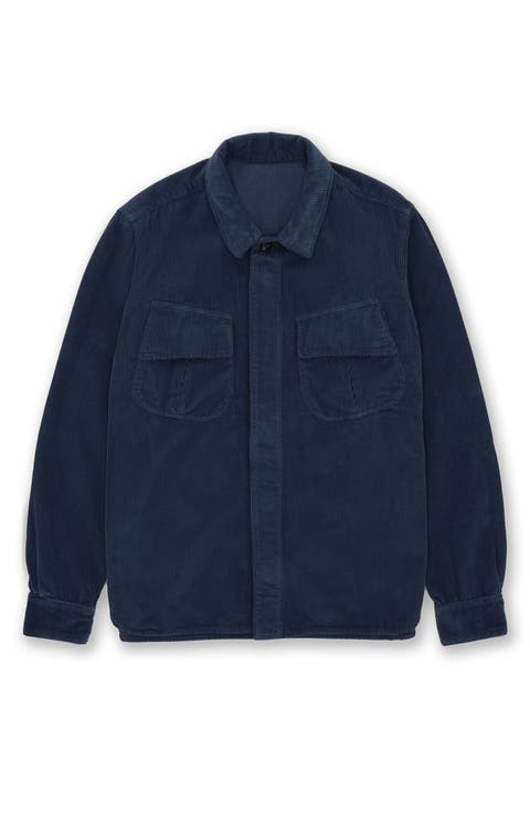 Short Corduroy Overshirt