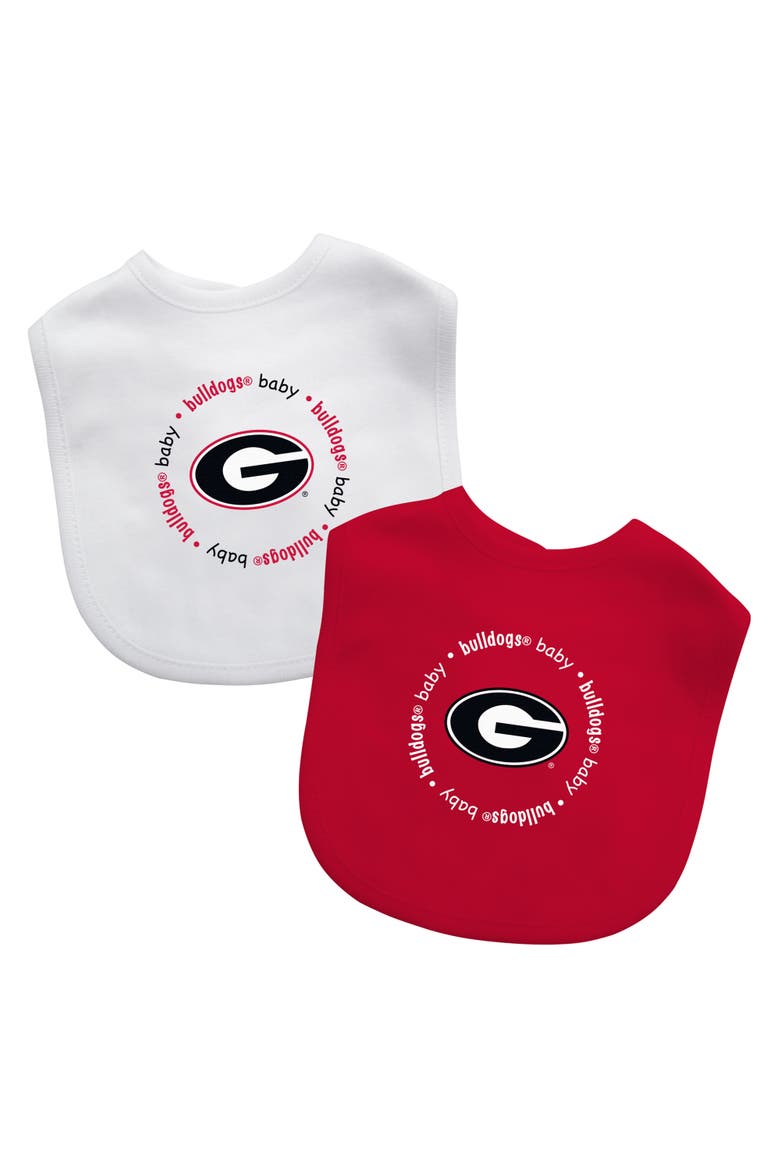 Georgia Bulldogs - Baby Bibs 2-Pack, Main, color, Red
