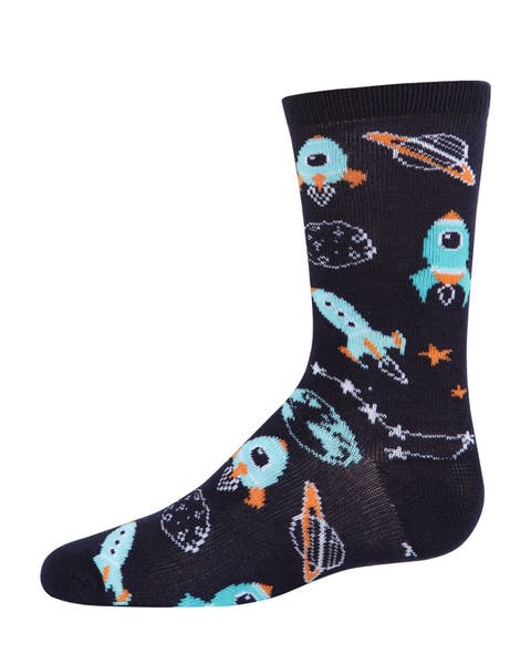Rocket Ship Crew Socks (Little Kid & Big Kid)