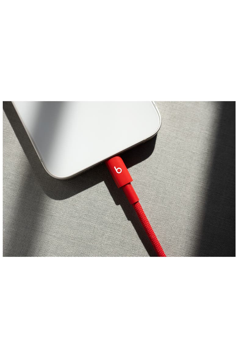 USB-C to USB-C Woven Cable, Alternate, color, RAPID RED