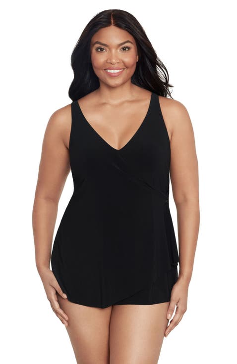 Lola Surplice V-neck Swimdress