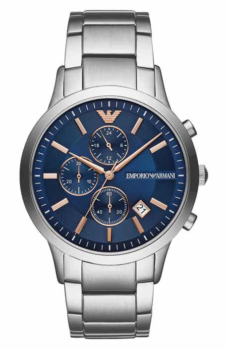 Emporio Armani Renato Chronograph Bracelet Watch, 43mm