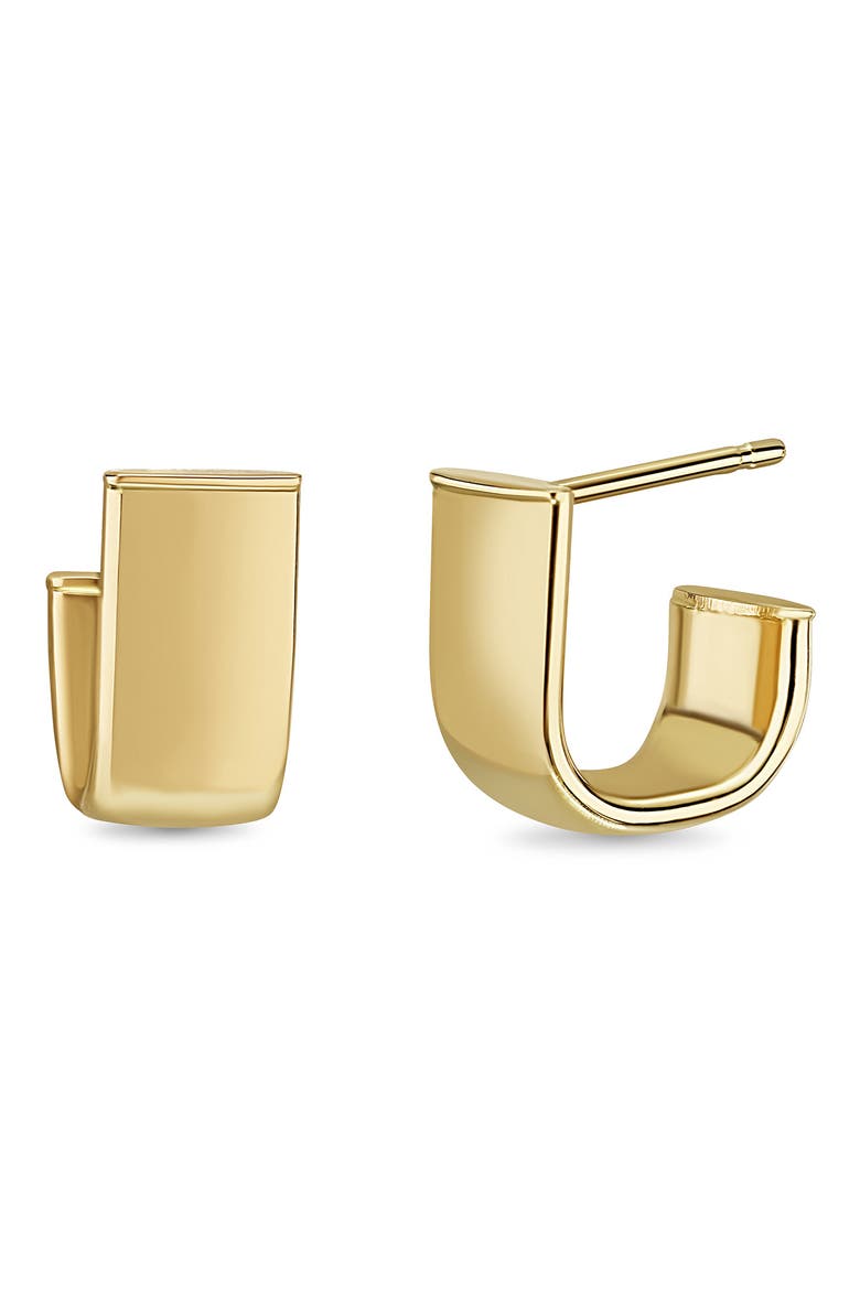 14K Gold Hoop Earrings, Main, color, 14K YELLOW GOLD