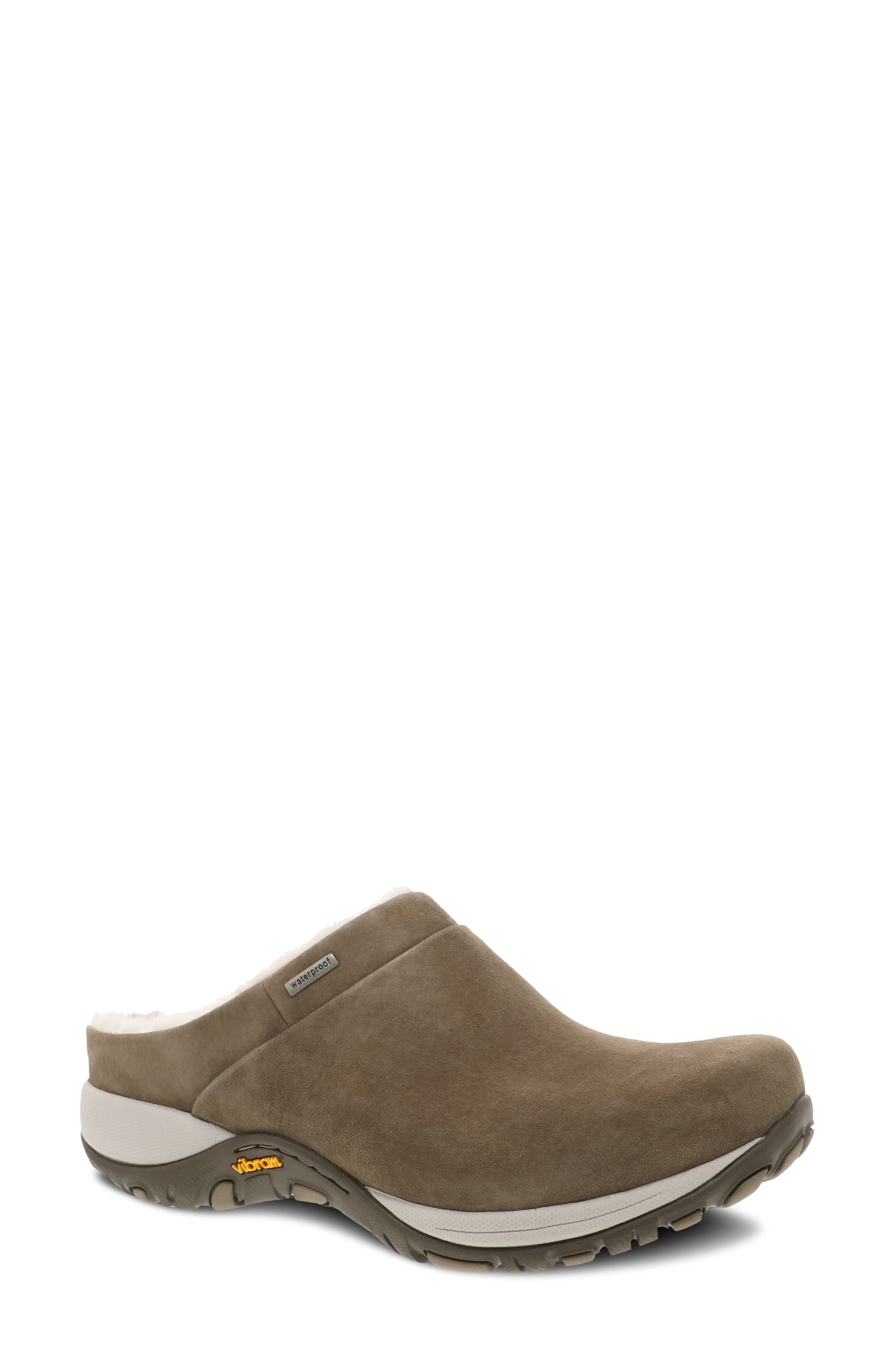 Parson Waterproof Clog, Main, color, WALNUT SUEDE