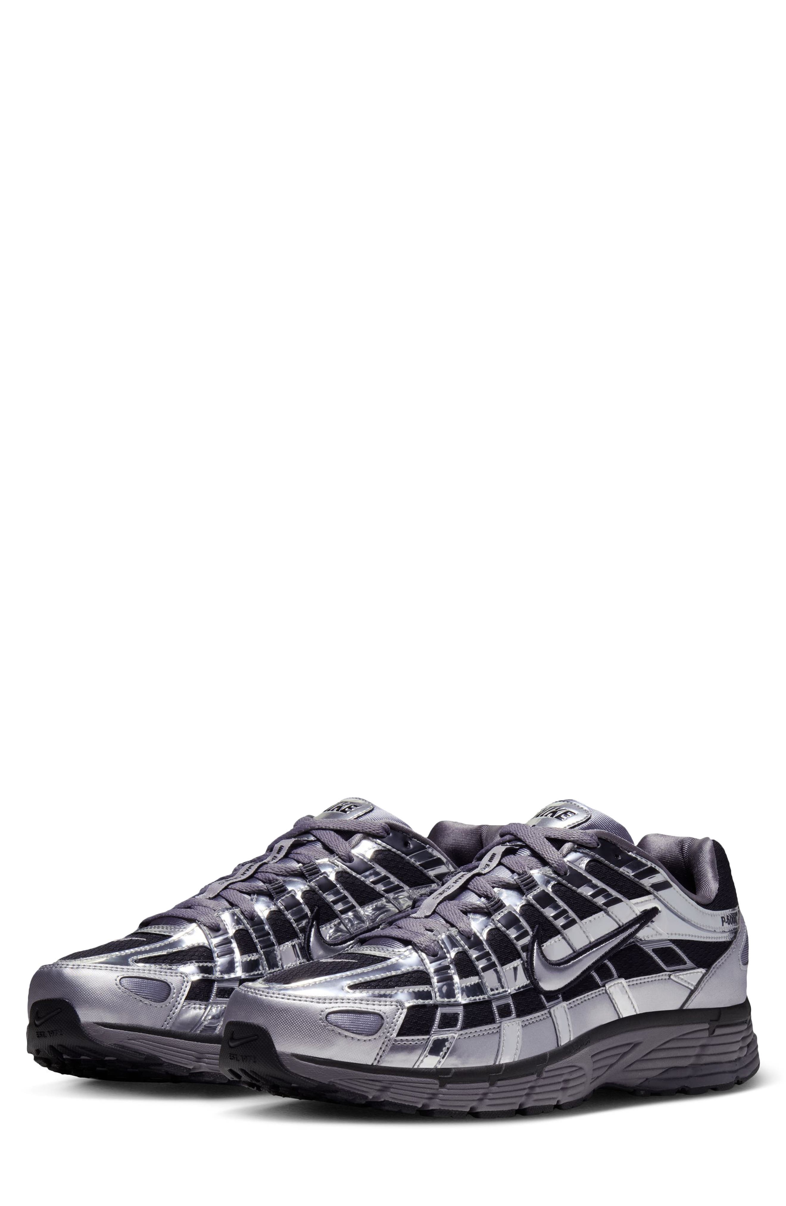 P-6000 Sneaker, Main, color, BLACK/ PENCIL POINT