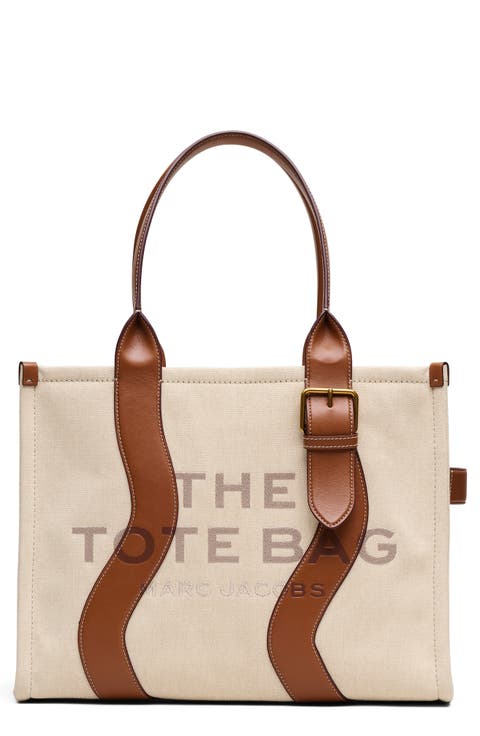 The Wavy Canvas Large Tote Bag