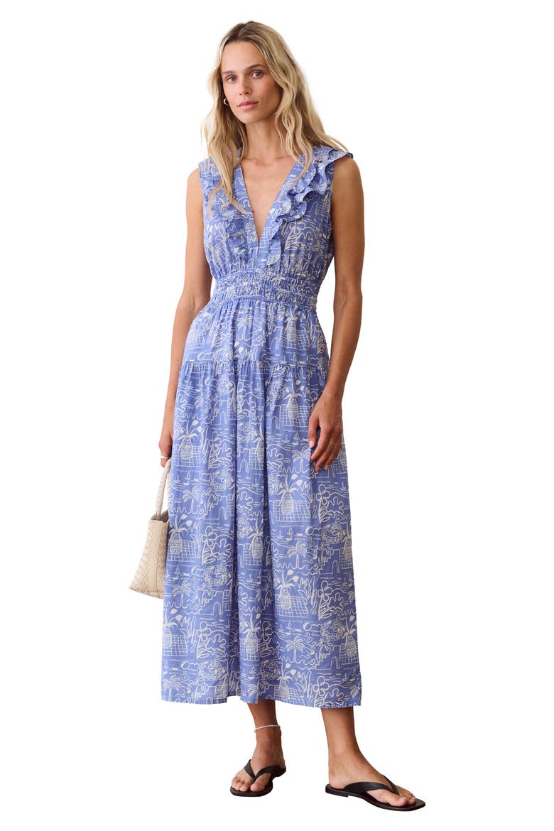 Victoria Maxi Dress, Alternate, color, FLORES PRINT