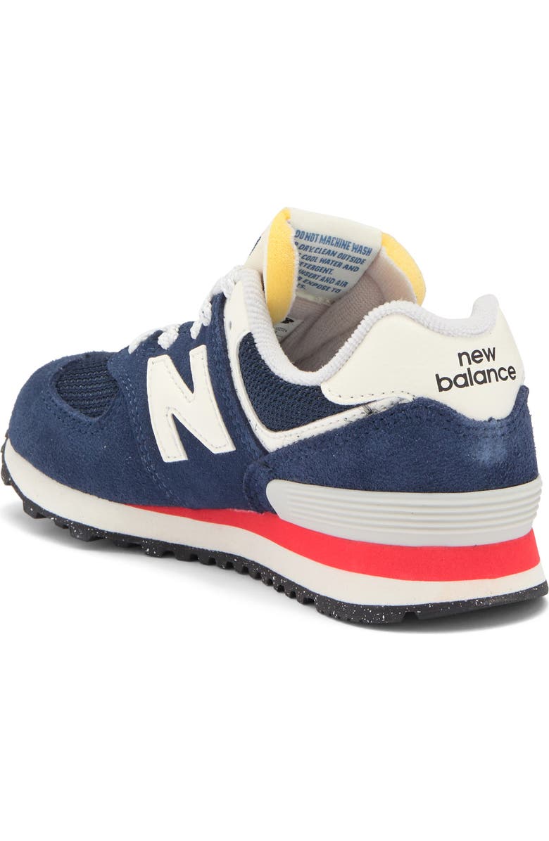 New Balance Kids' 574 Classic Sneaker, Alternate, color, Nb Navy/ Blast Red