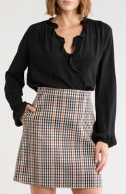 Longchamp Ruffled Long Sleeve Top