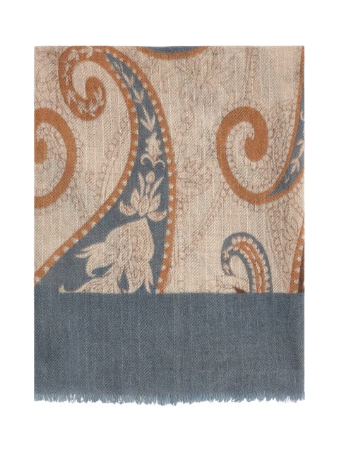 Soizic Paisley Print Scarf