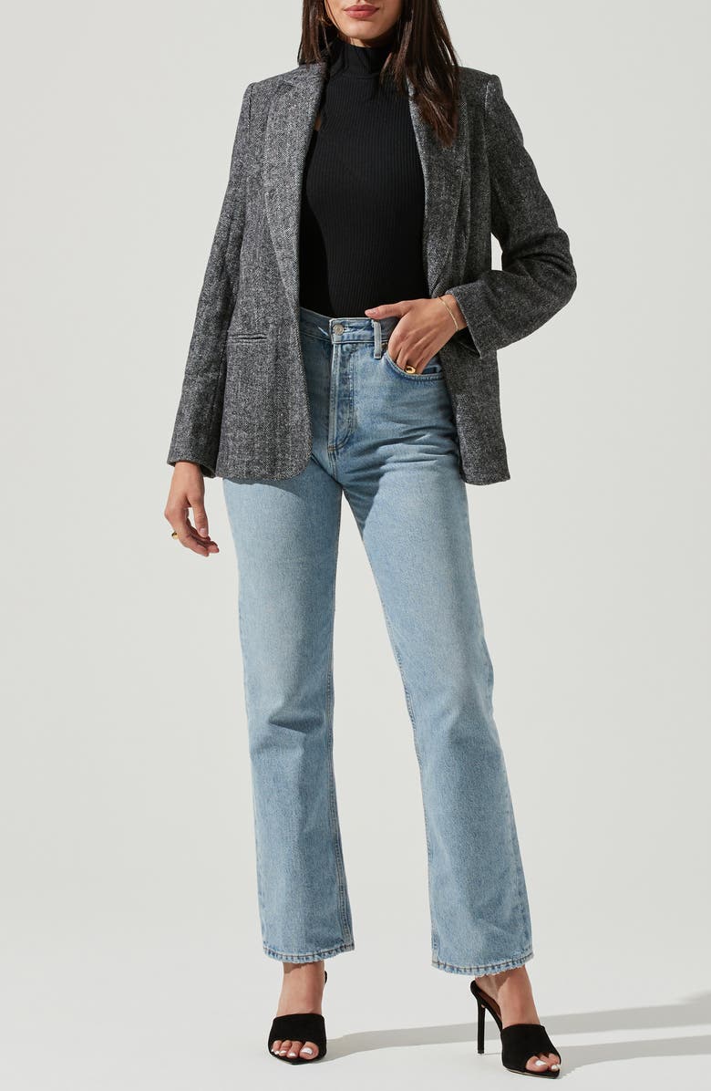 ASTR the Label Harlow Oversize Plaid Blazer, Alternate, color,