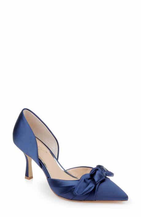Jewel Badgley Mischka Emelia d'Orsay Pointed Toe Pump