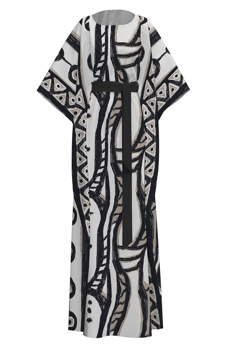 DIARRABLU Sini Print Wrap Dress, Alternate, color,