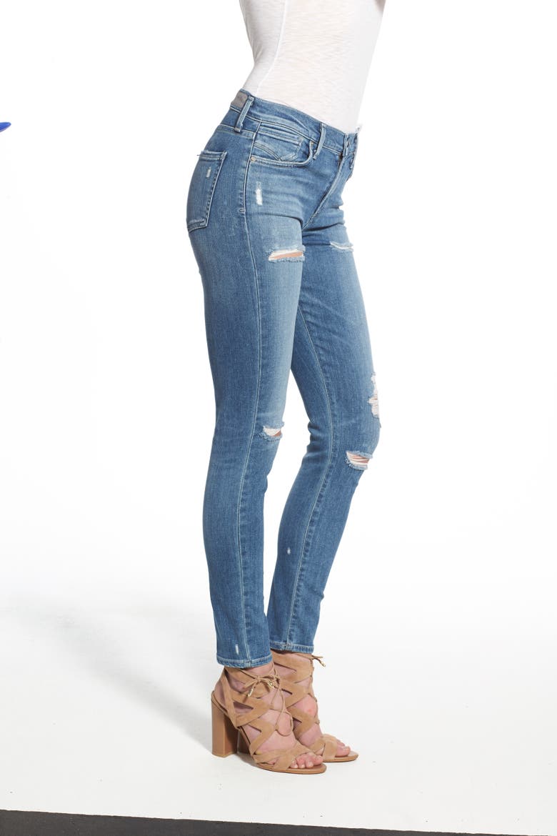 Sophie High Waist Skinny Jeans, Alternate, color, CANNES