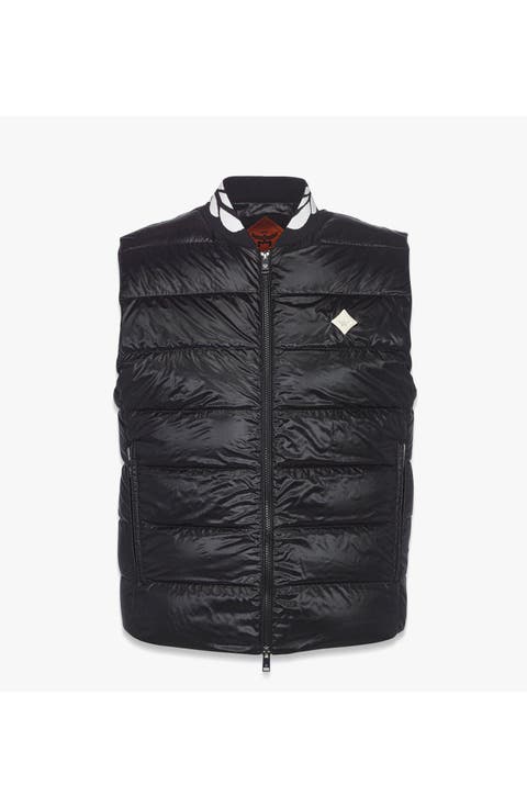 Packable Down Vest in ECONYL®