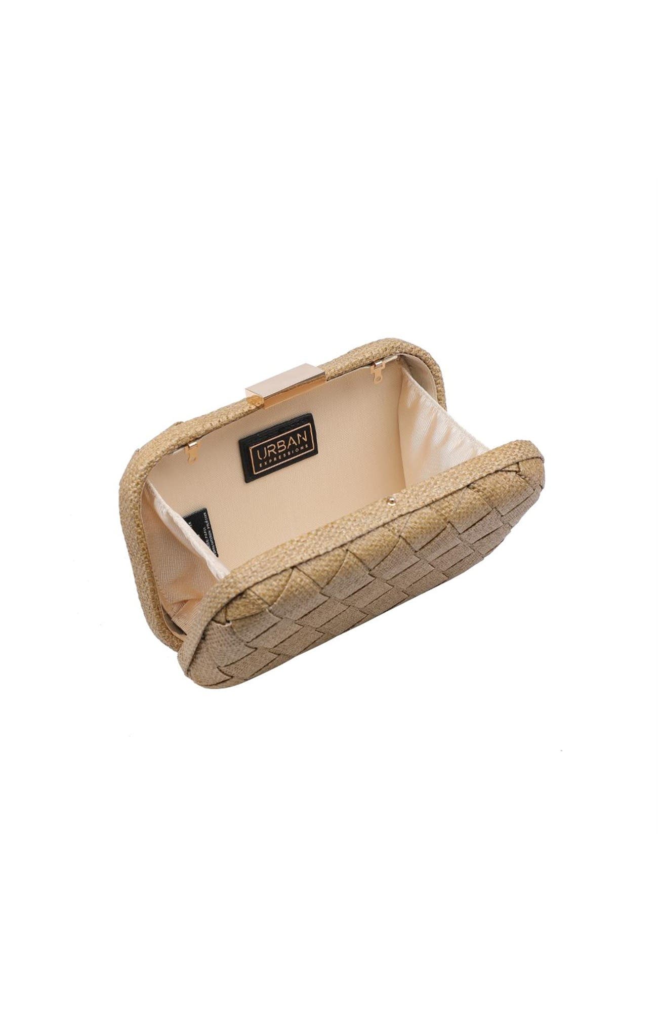 Addie Clutch, Alternate, color, Natural