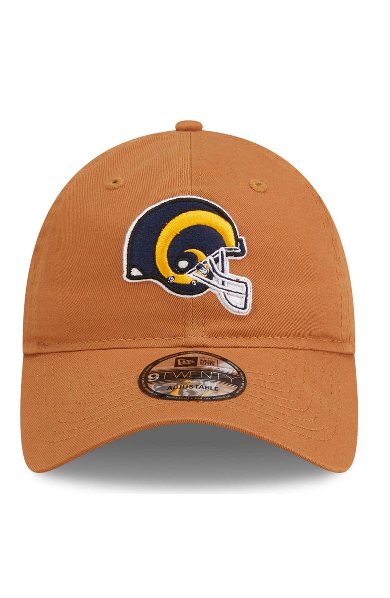 New Era Men's New Era Brown Los Angeles Rams Core Classic 2.0 9TWENTY Adjustable Hat, Alternate, color, 