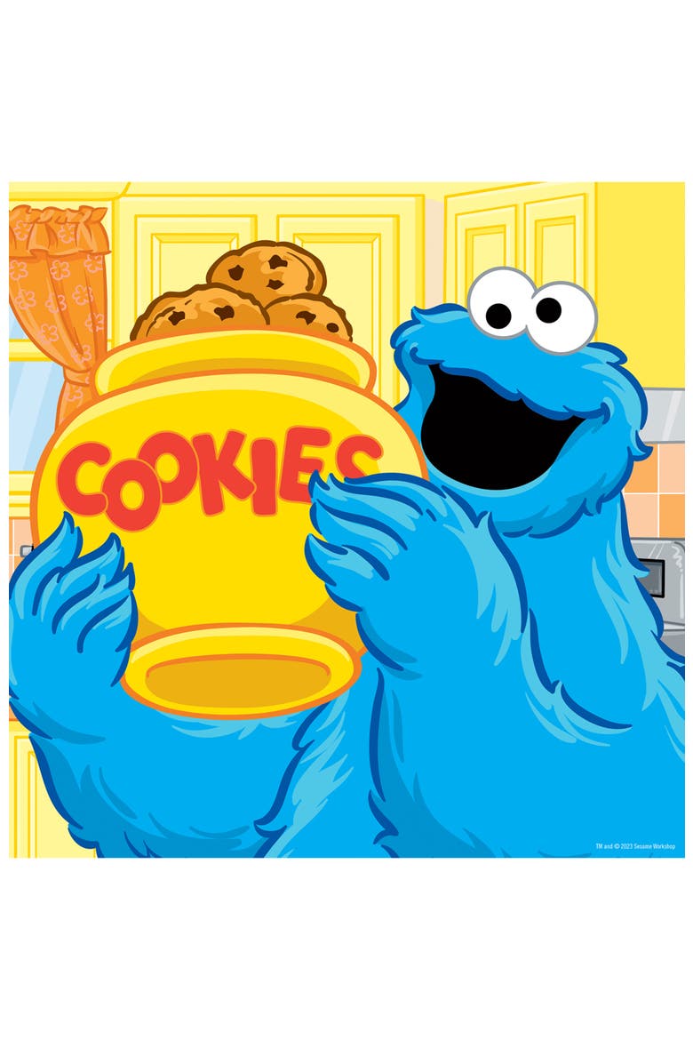 Sesame Street Cookie Monster 25 Puzzle, Alternate, color, Multicolor