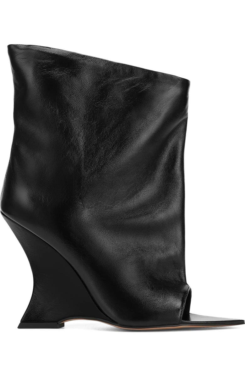 Naked Wolfe Reptile Embossed Leather, Main, color, Black