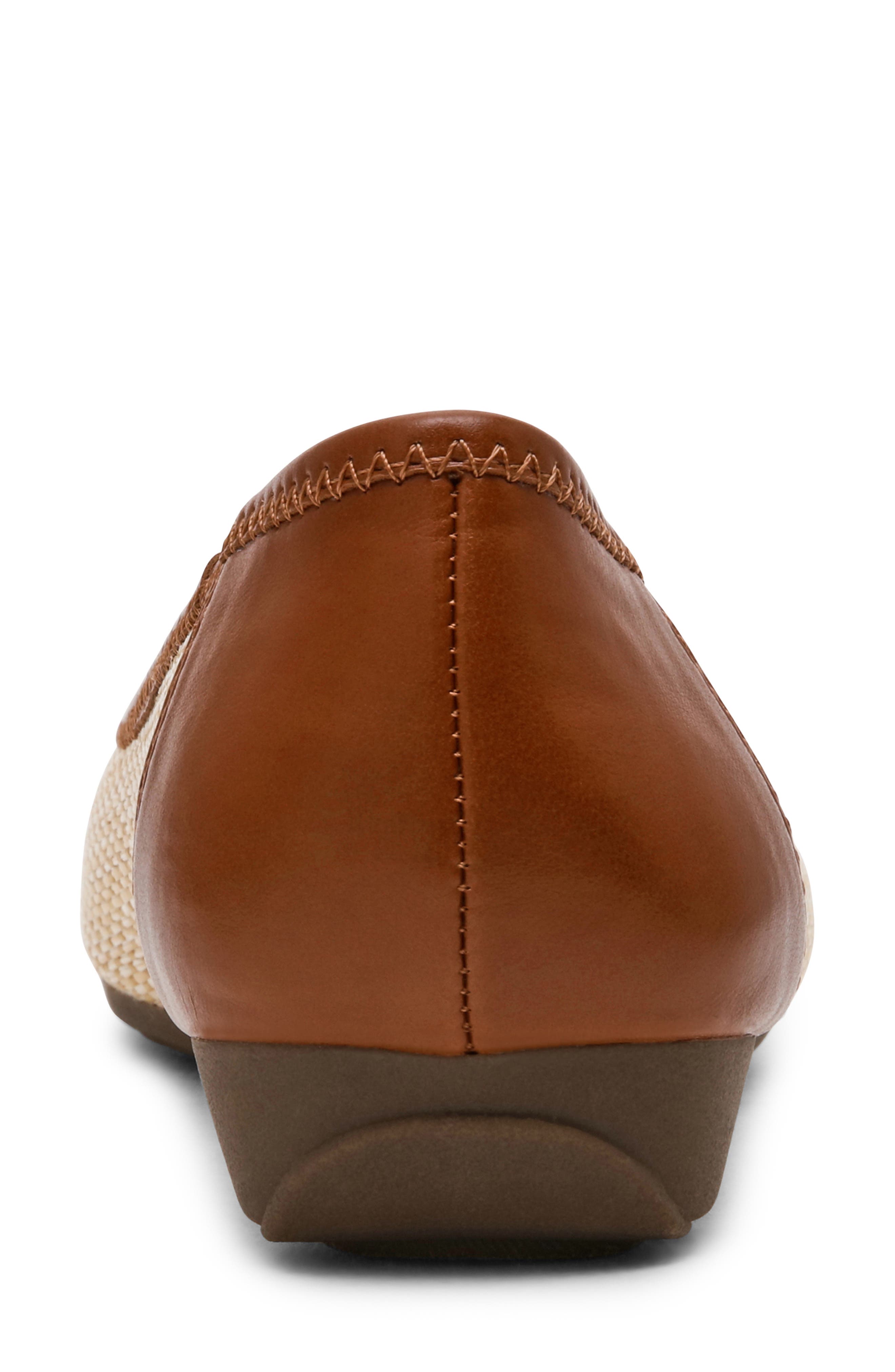 Akuna Cap Toe Flat, Alternate, color, NATURAL RAFFIA