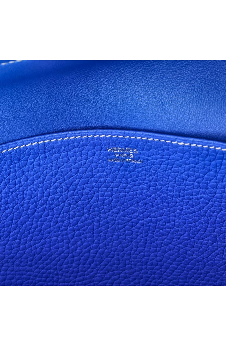 Pre-Owned Hermes Halzan Bag Clemence 31, Alternate, color, Bleu Hydra
