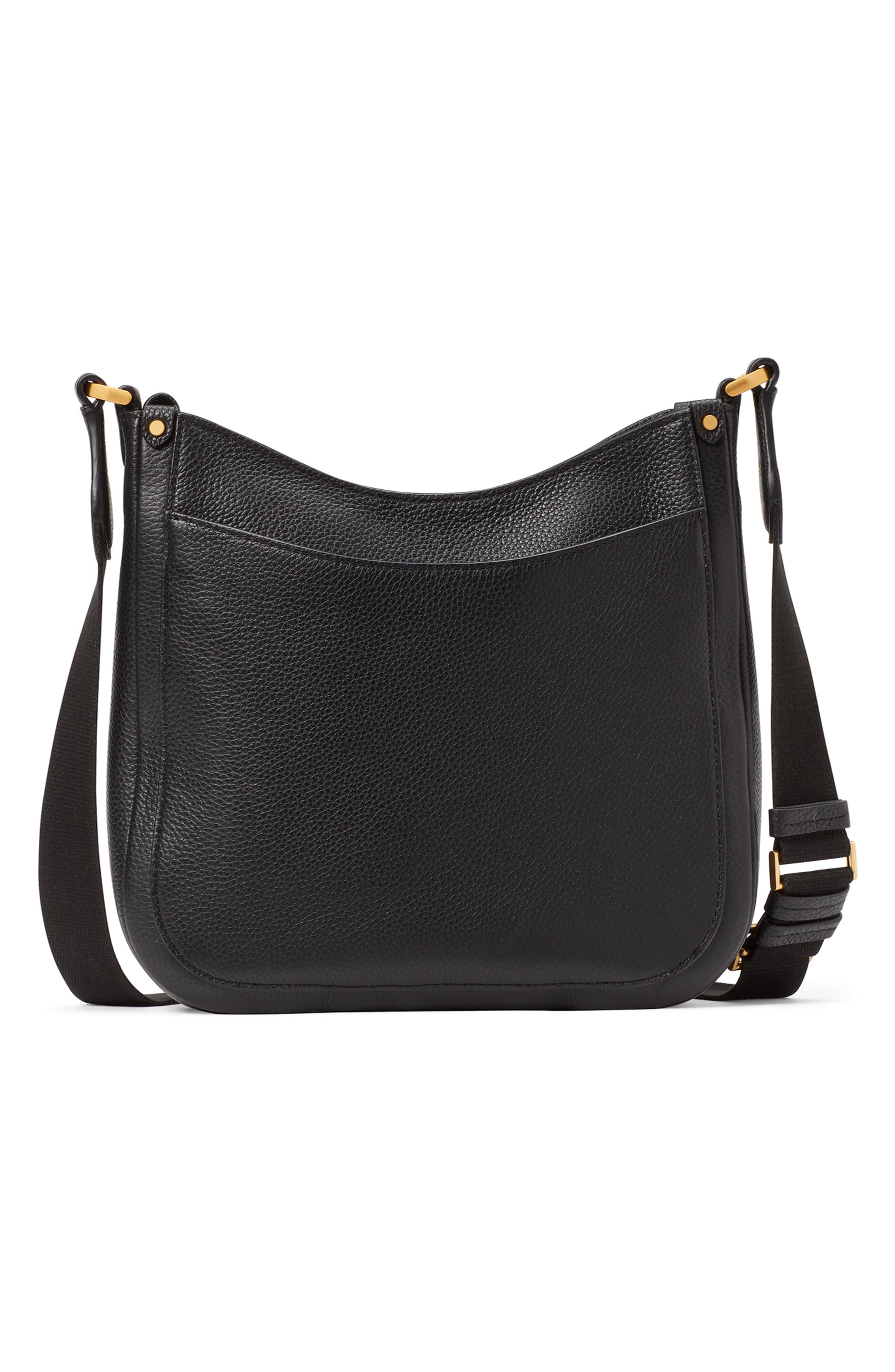 Kate Spade New York medium roulette pebble leather crossbody bag, Alternate, color, 