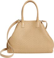 Akris Small AI Woven Leather Tote