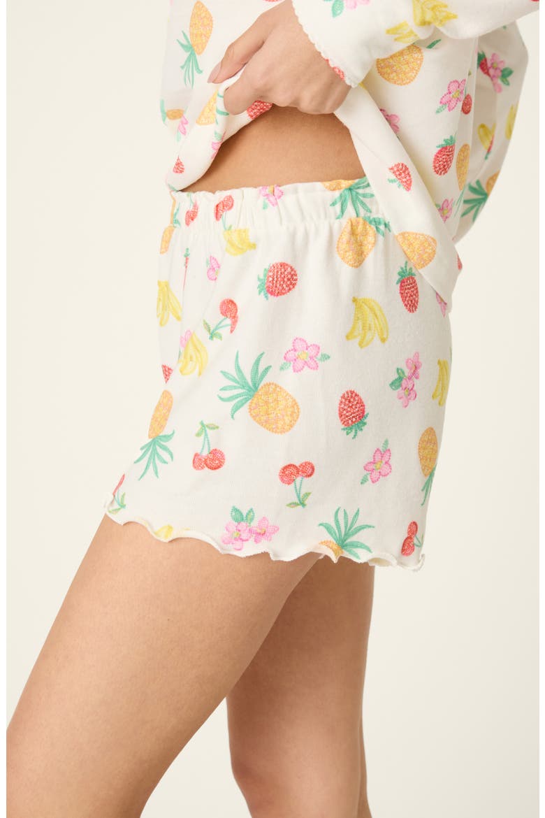 Viva La Vida Pajama Shorts, Alternate, color, IVORY