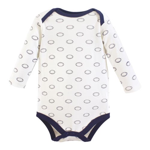 Hudson Baby Cotton Long-sleeve Bodysuits 3-pack In Multi