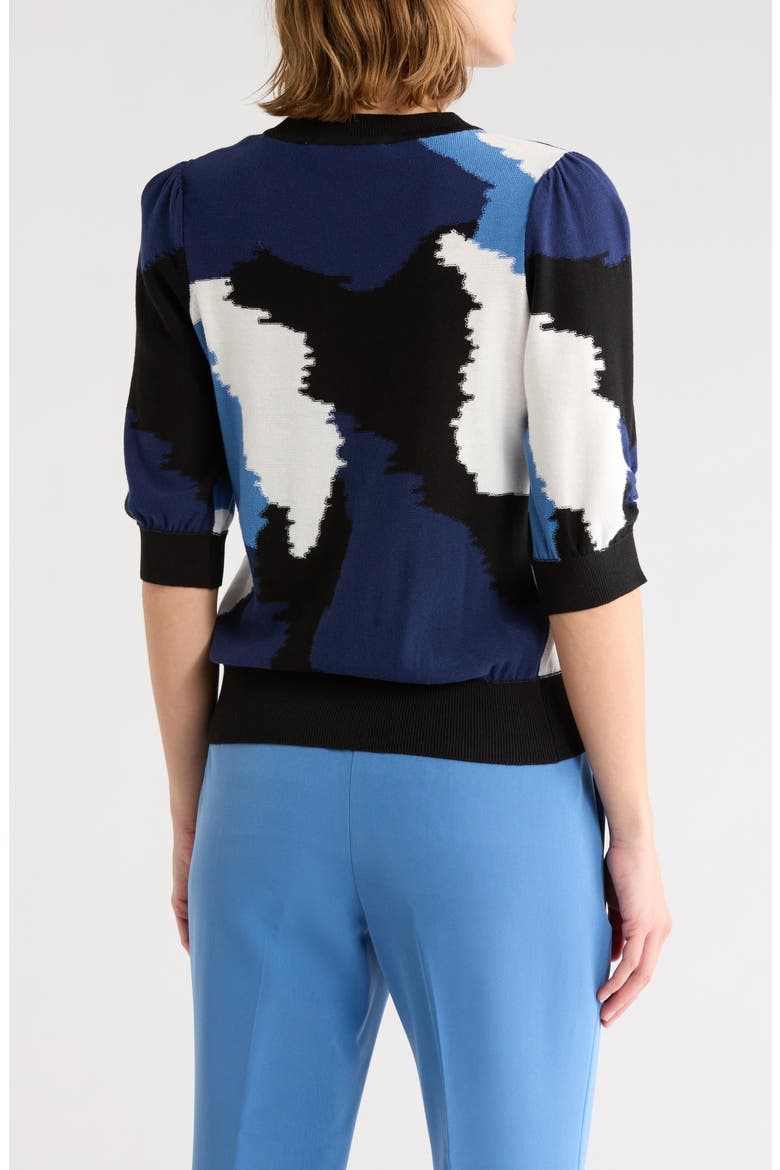 Cotton Puff Sleeve Sweater, Alternate, color, LIBERTY