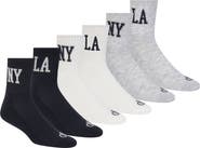 Scotch & Soda 6-Pack Assorted Terry Quarter Crew Socks