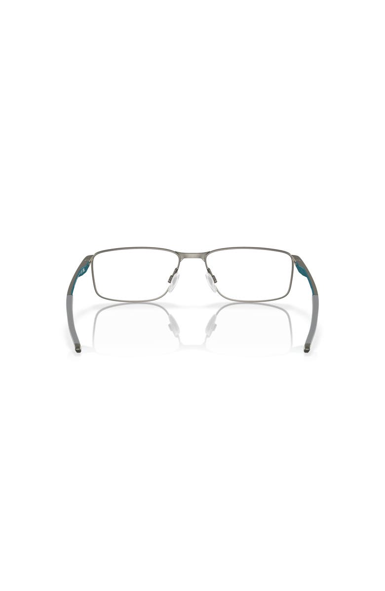 Oakley 53mm Rectangle optical glasses, Alternate, color, Grey