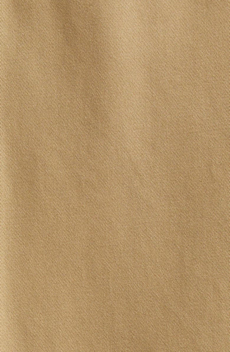 Saint Laurent Cotton Gabardine Coat, Alternate, color, Beige